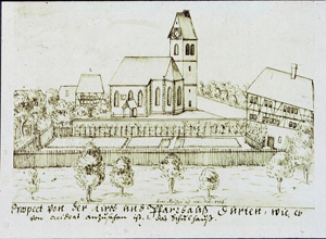 Die Kirche 1716