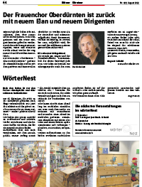 Der Frauenchor Oberdürnten ist zurück mit neuem Elan und neuem Dirigenten